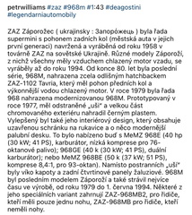 ZAZ 968 1-43 DeAgostini