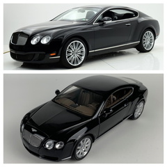 Bentley Continental GT 1 generace 2004 1 18 Minichamps 1106 cerna