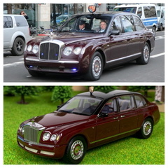 Bentley State Limousine Queen Elizabeth II 2002 1 43 Minichamps 162 vinova