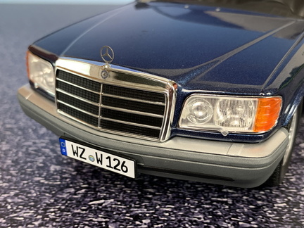 Mercedes Benz 560 SEL W126 2 Series 1985 1 18 iScale 167 modra