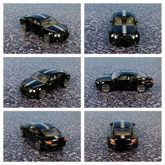 Bentley Continental Supersports 1 generace 2009 1 64 HotWheels 721 cerno stribrna