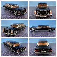 Mercedes Benz 600 Pullman LWB W100 1966 1 18 Sun Star 667 cerna