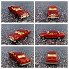 Rolls Royce Silver Shadow II 1979 1 64 Matchbox 423 cervena