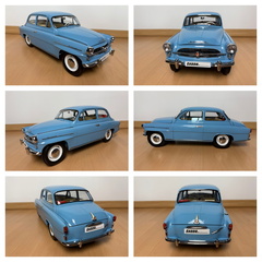 A Skoda Octavia 1959 1 8 DeAgostini 1015 modra