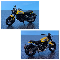 Ducati Scrambler Icon 2015 1 18 Burago 252 zluto cerna