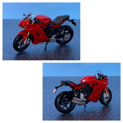 Ducati Supersport 1 18 Maisto 256 cerveno cerna