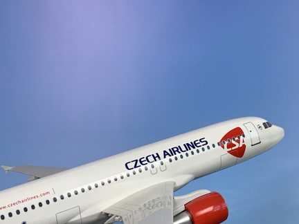 Airbus A320-214 CSA OK-GEA 2007 1 144 Lupa Air Craft Models 184 bilo cervena