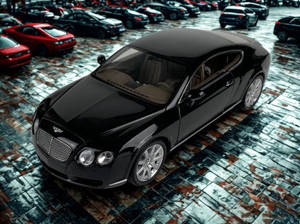 Bentley Continental GT 1 generace 2004 1 18 Minichamps 1106 cerna