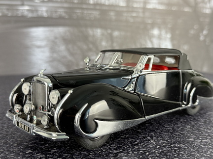 Bentley Mark VI DHC by Franay 1947 1 24 Franklin Mint 1190 cerna