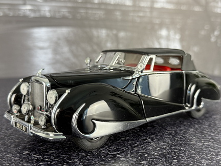 Bentley Mark VI DHC by Franay 1947 1 24 Franklin Mint 1190 cerna