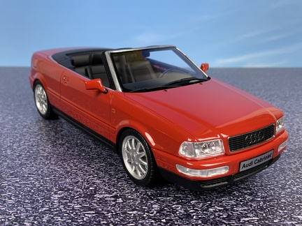 Audi 80 B3 Cabriolet 1991 1 18 Otto 681 cervena