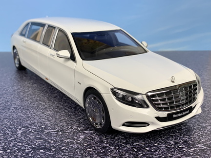 Mercedes Benz Maybach S 600 Pullman X222 2016 1 18 AUTOart 668 bila