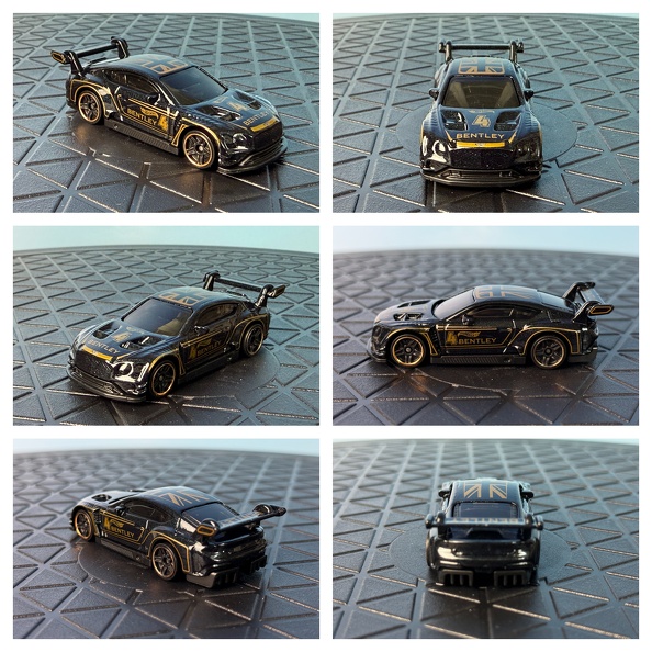 Bentley Continental GT3 no.4 2018 1 64 HotWheels 1269 cerno zlata (1).jpg