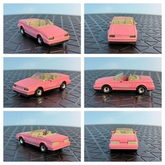 Cadillac Allante 1987 1 64 Matchbox 1314 ruzova