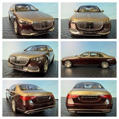 Mercedes Benz Maybach S 680 4 Matic X222 2023 1 18 Norev 1264 vinovo  zlata