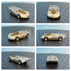 Oldsmobile Aerotech 1989 1 64 Matchbox 1315 stribrno seda