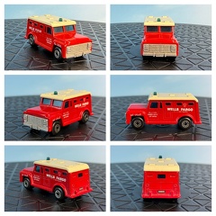 Ford Armored Security Truck 1978 1 64 Matchbox 1297 cervena