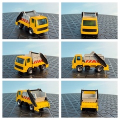 Ford Cargo Skip Truck Camion Container 1986 1 64 Matchbox 1298 zluto seda