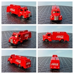 Ford Coca Cola Bottlers Truck 1941 1 64 HotWheels 1316 cervena